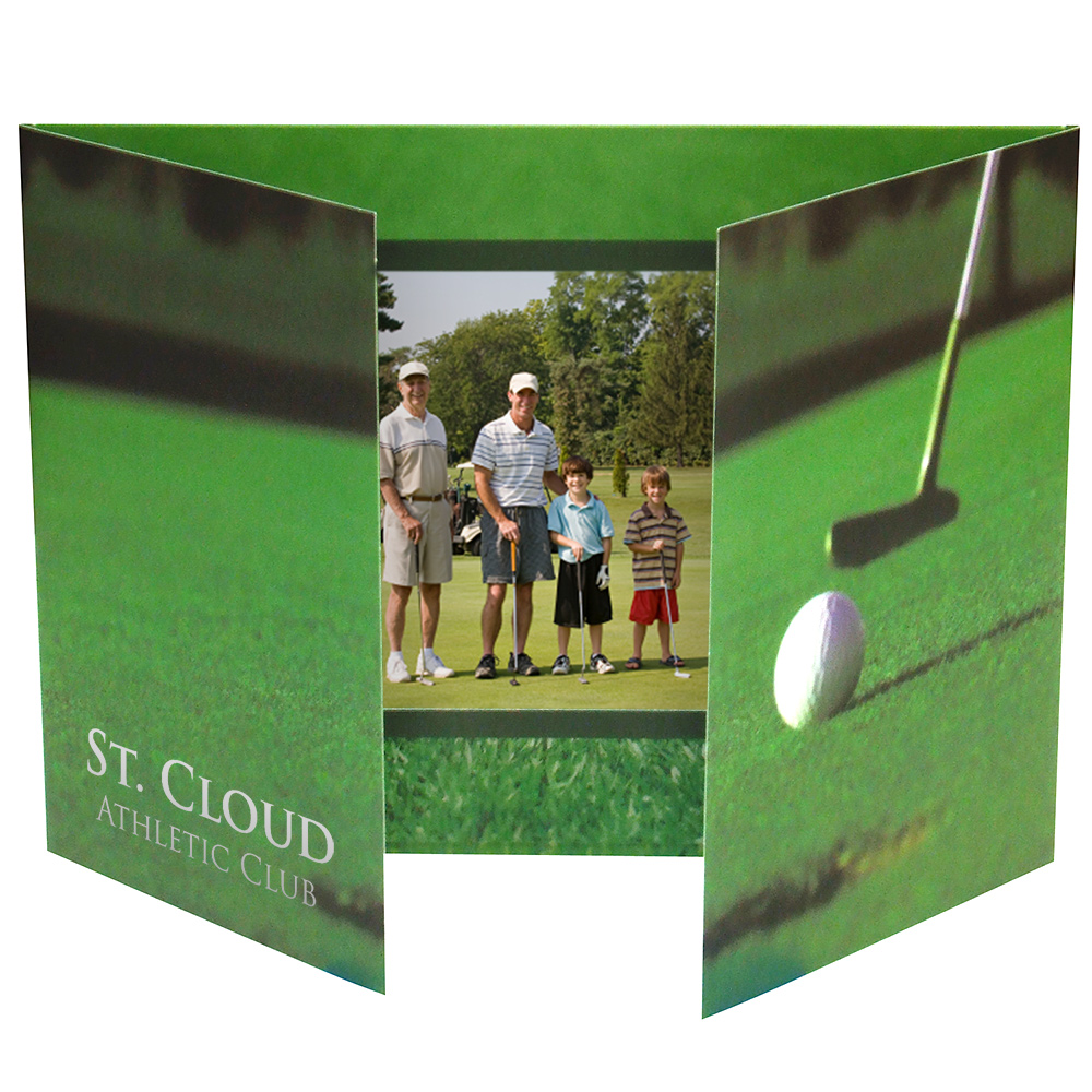 golf tournament photo folder